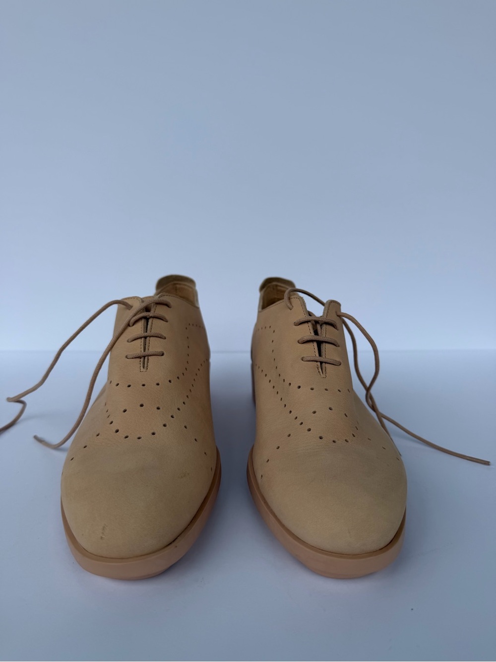 Arche Men's Lace-Up Oxfords in Light Tan IOLACK RICHELIEUS